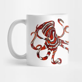 Orange Octopus Mug